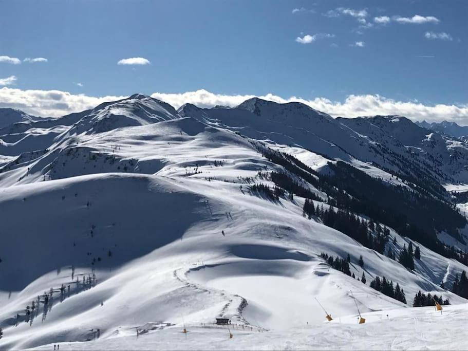 Ferienhaus Zillertal Panorama Blick Balkon Sauna Zellberg Extérieur photo