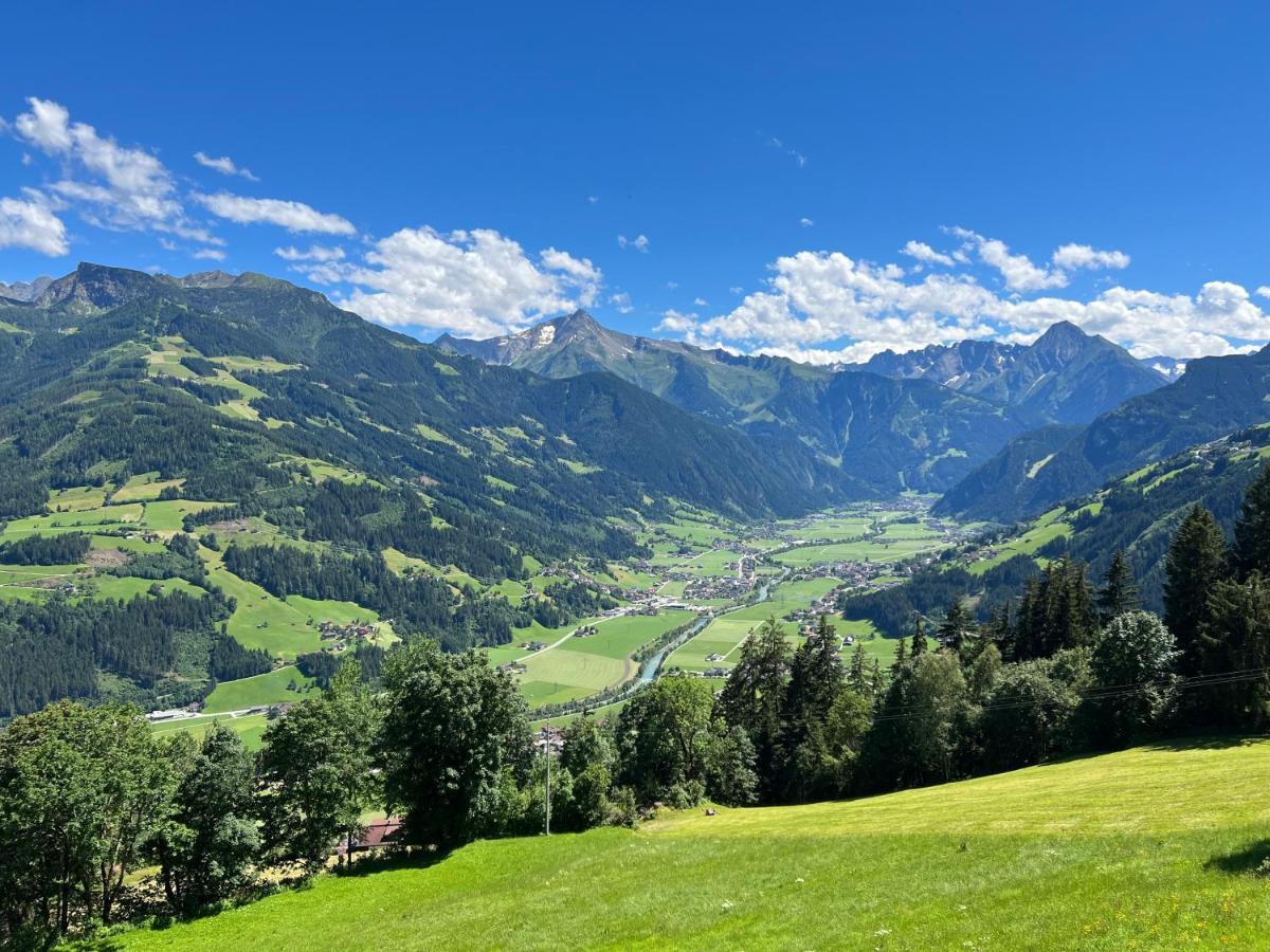 Ferienhaus Zillertal Panorama Blick Balkon Sauna Zellberg Extérieur photo
