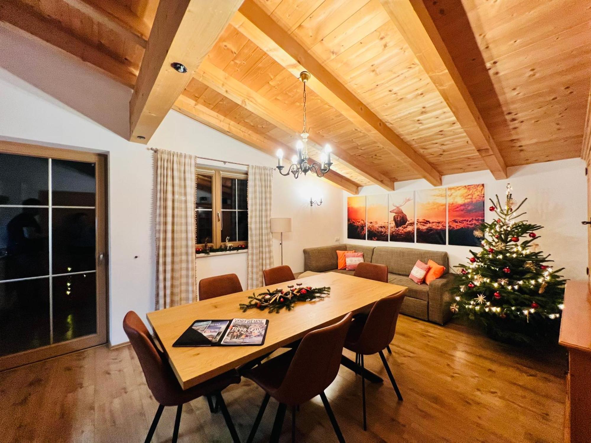 Ferienhaus Zillertal Panorama Blick Balkon Sauna Zellberg Extérieur photo